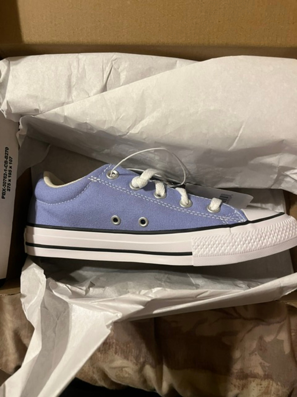Converse Chuck Taylor All Star Low Top Canvas Sneakers Kids Size 4 Lavender